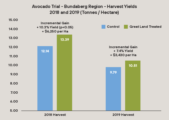 Avocado Trial – Bundaberg Region – Harvest Yields